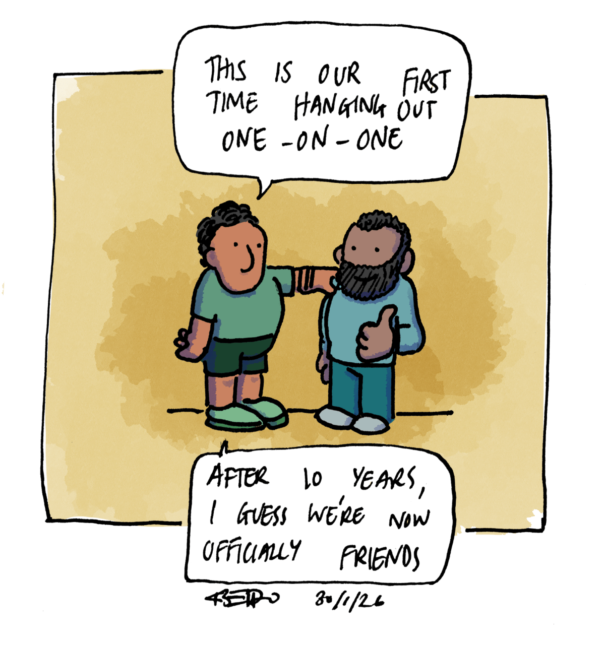 Dinner with an old&nbsp;friend